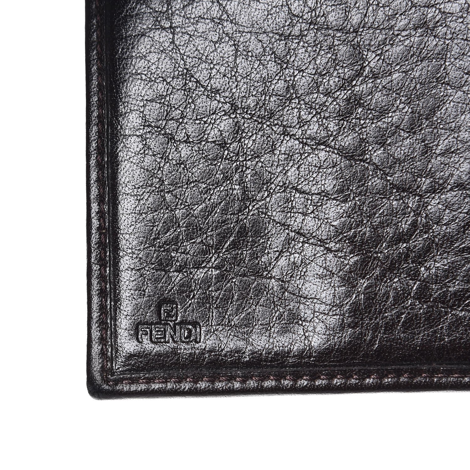 Fendi Zucca Flap Wallet Tobacco 6 of 8