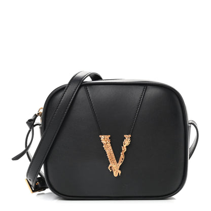 Versace Nappa Virtus Camera Bag Black 1 of 8
