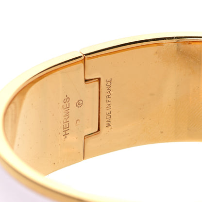 Hermes Enamel Wide Clic Clac H Bracelet PM Rose Nymph 5 of 6