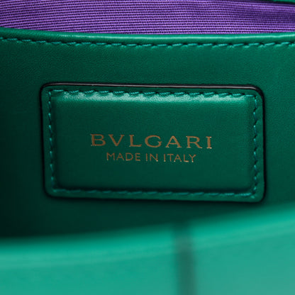 Bulgari Calfskin Serpenti Forever Crossbody Bag Emerald Green 6 of 11