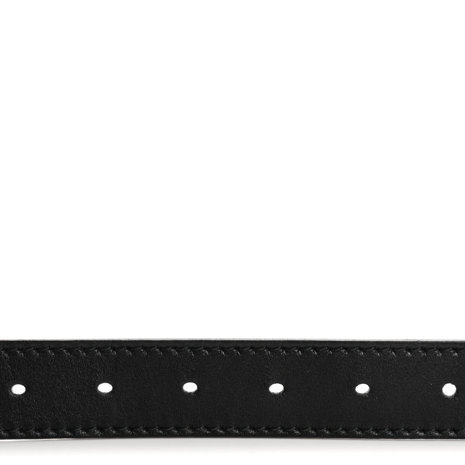 Christian Dior Calfskin D Fence Belt 80 Black 3 of 7