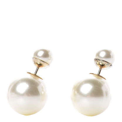 Christian Dior Pearl Mise En Dior Tribal Earrings 1 of 4
