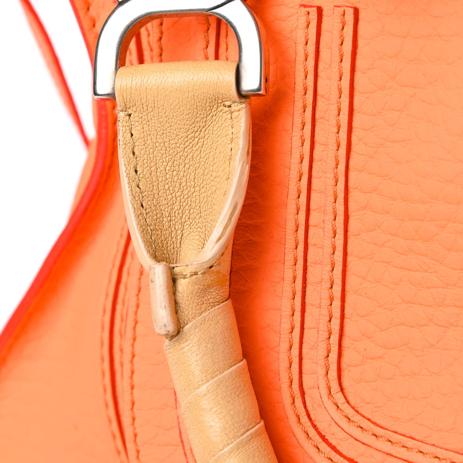 Chloe Calfskin Medium Marcie Satchel Orange Fizz 18 of 18