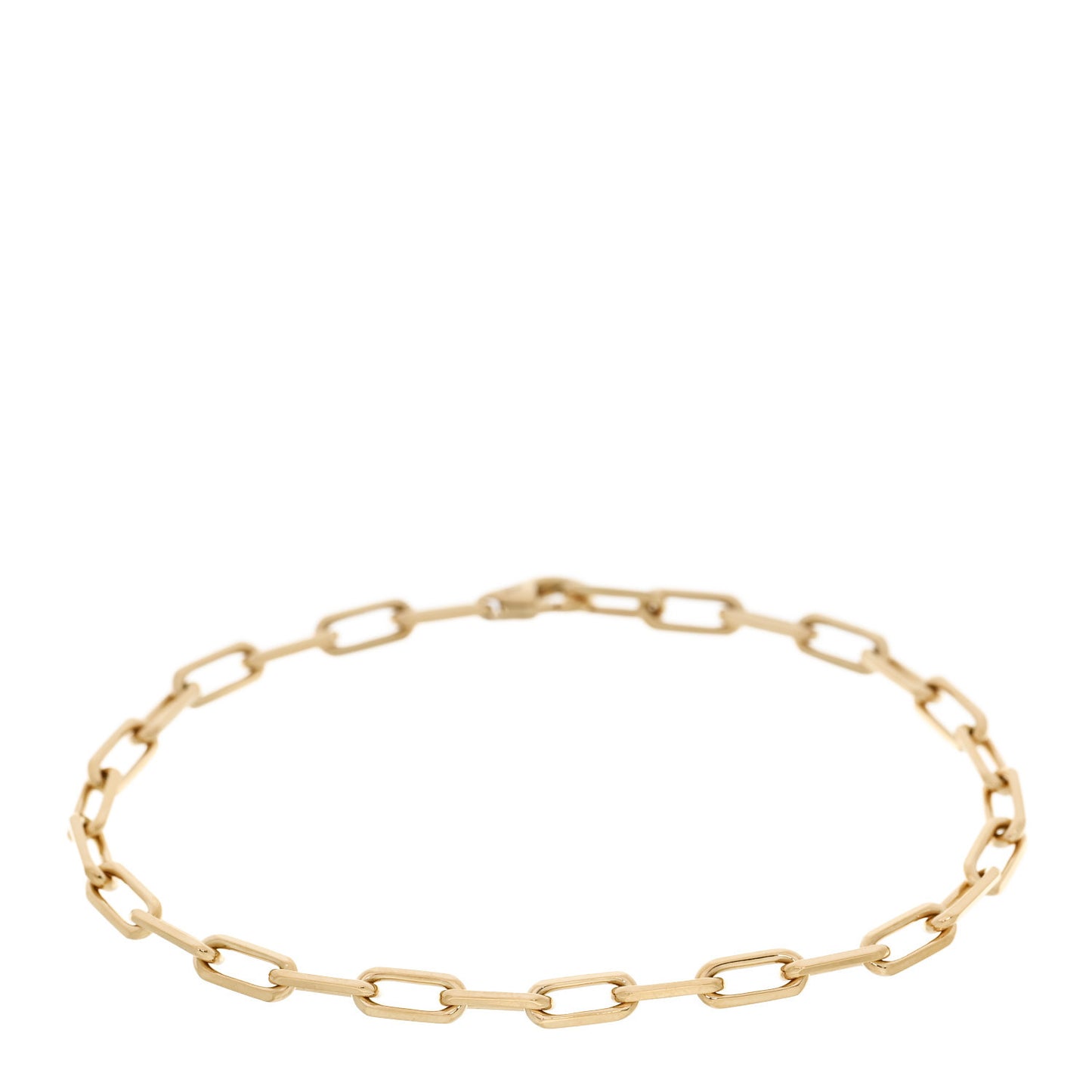 18K Yellow Gold Small Santos de Cartier Link Chain Bracelet