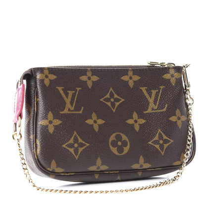 Louis Vuitton Monogram 2020 Christmas Animation Roller Coaster Mini Pochette Accessories Pivoine 3 of 10