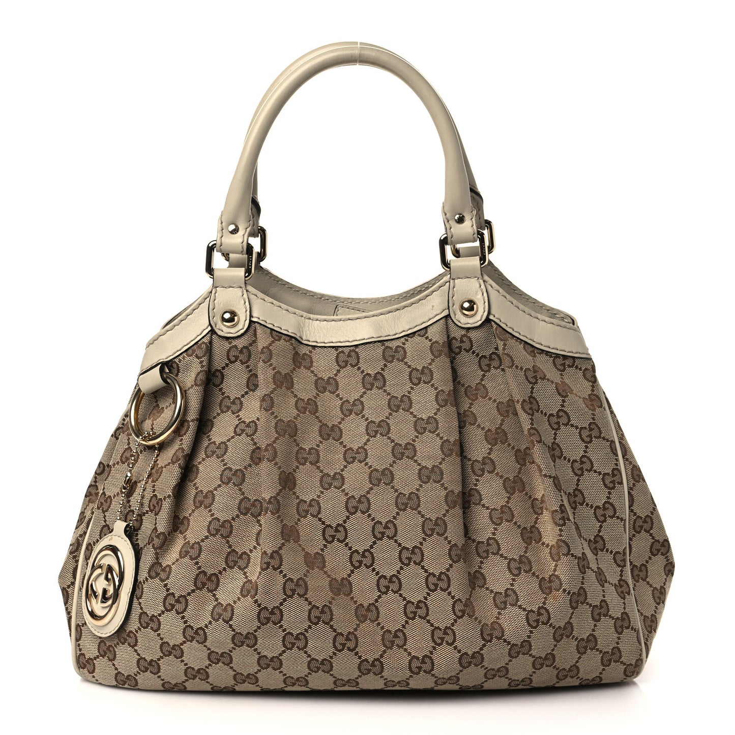 Monogram Medium Sukey Tote Off White