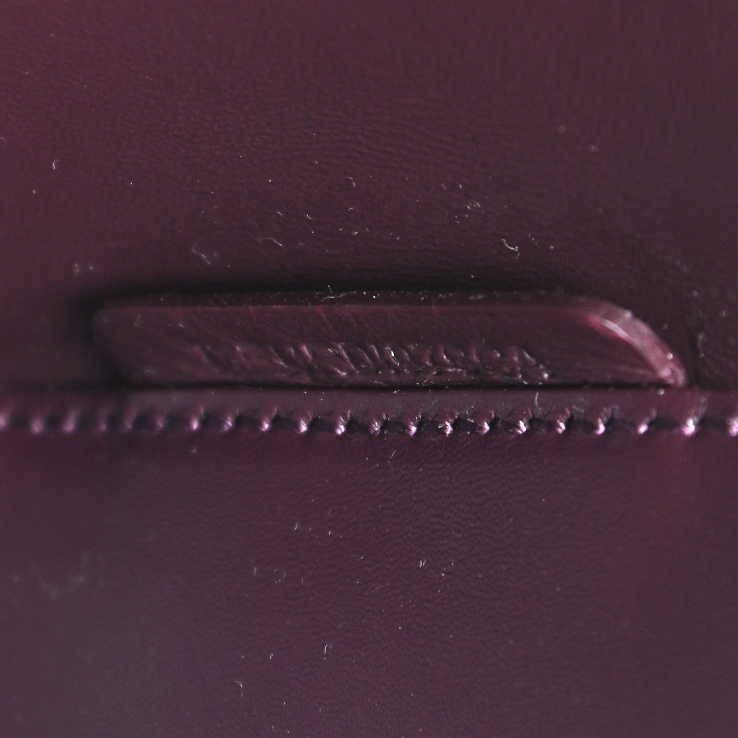 Burberry Smooth Calfskin TB Shoulder Bag Deep Maroon 9 of 10