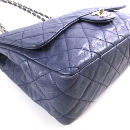 Chanel Caviar Jumbo Flap Blue 5 of 12