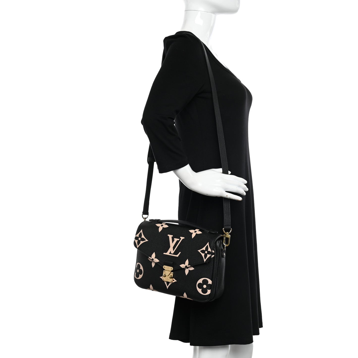 Empreinte Monogram Giant Pochette Metis Black Beige