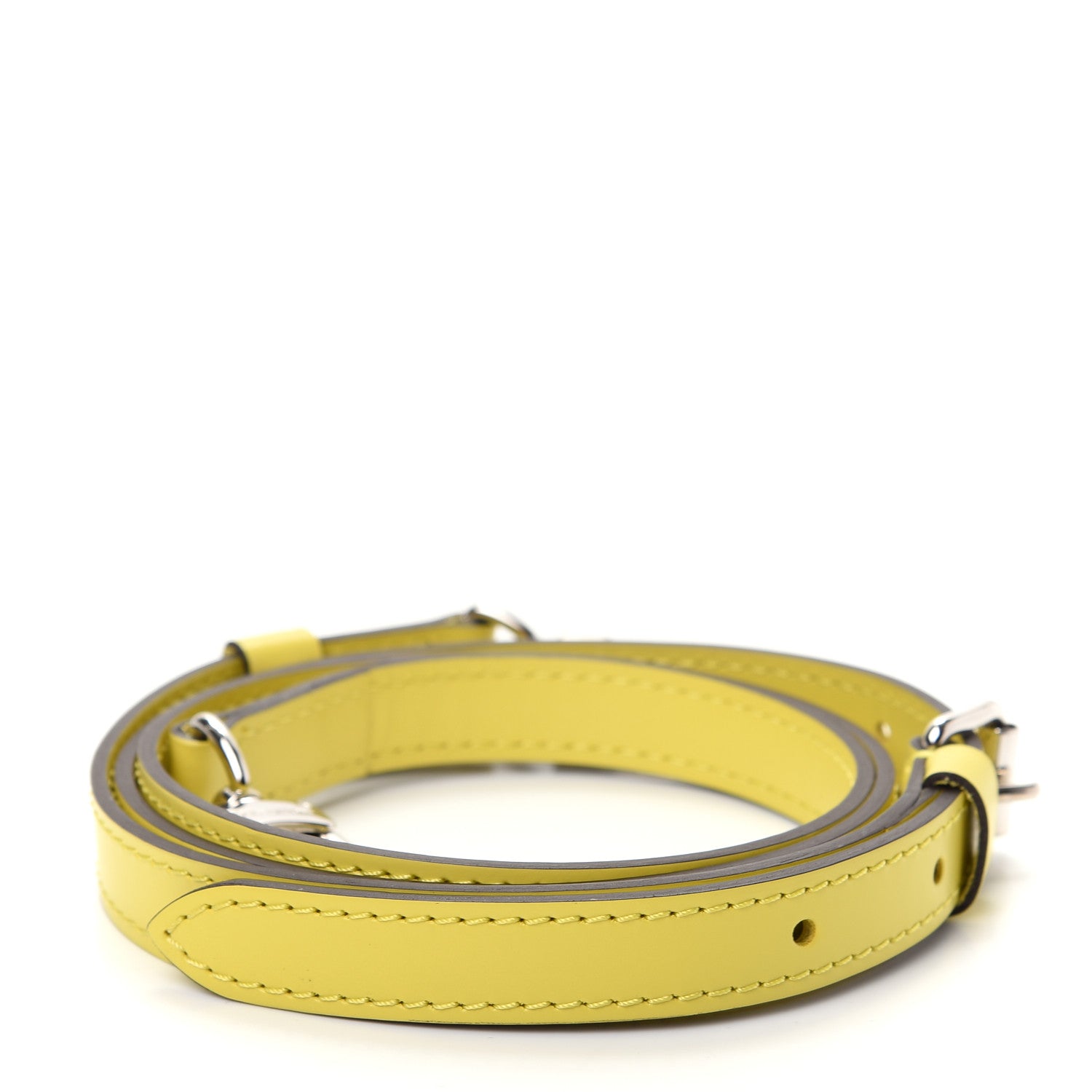 Louis Vuitton Calfskin 16mm Shoulder Strap Pistache 2 of 5
