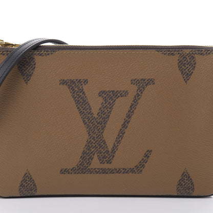 Louis Vuitton Reverse Monogram Giant Double Zip Pochette 9 of 12
