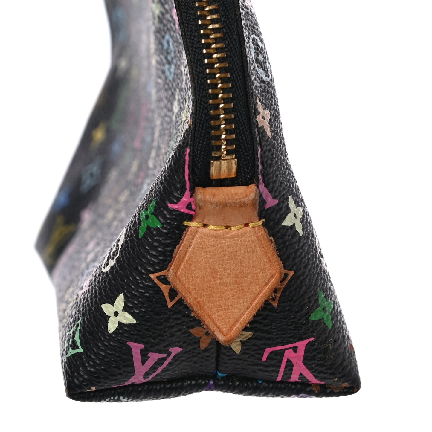 Monogram Multicolor Cosmetic Pouch Black Grenade