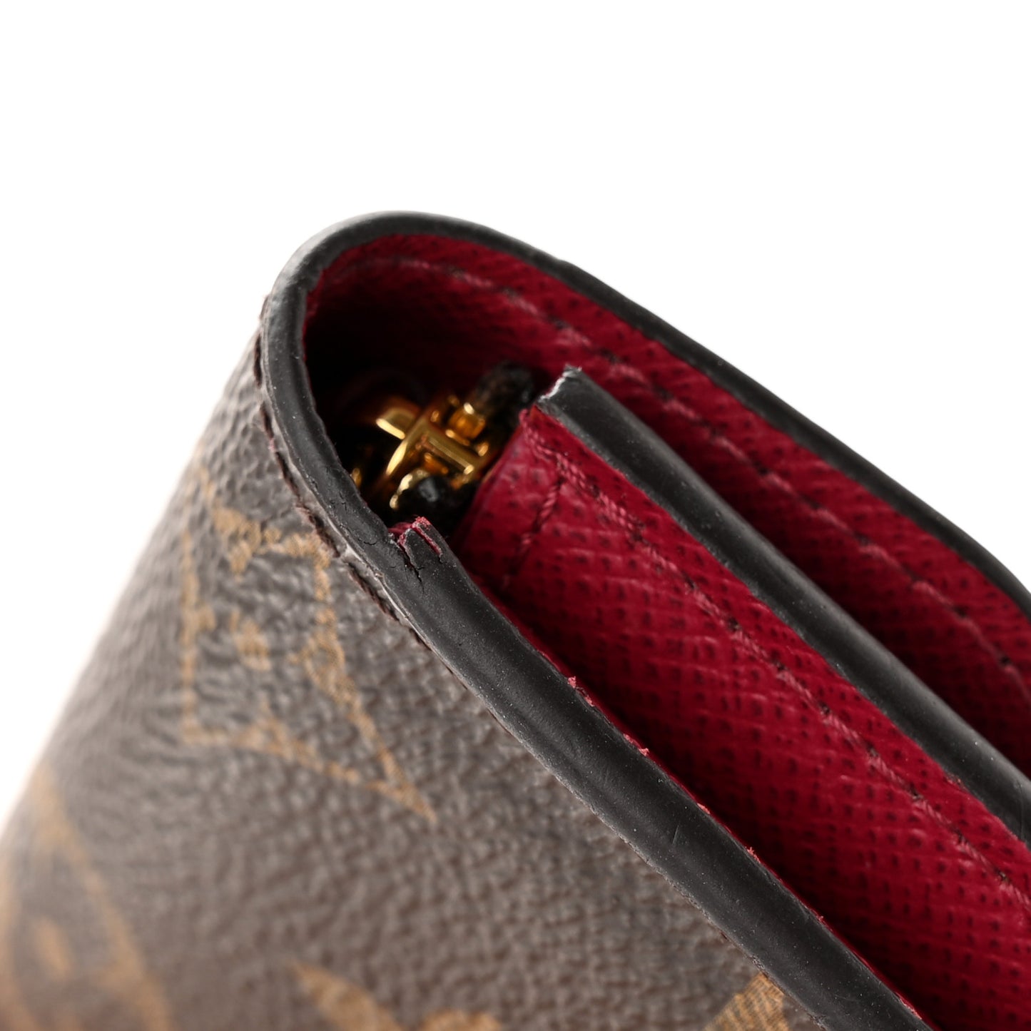 Monogram Rosalie Coin Purse Fuchsia