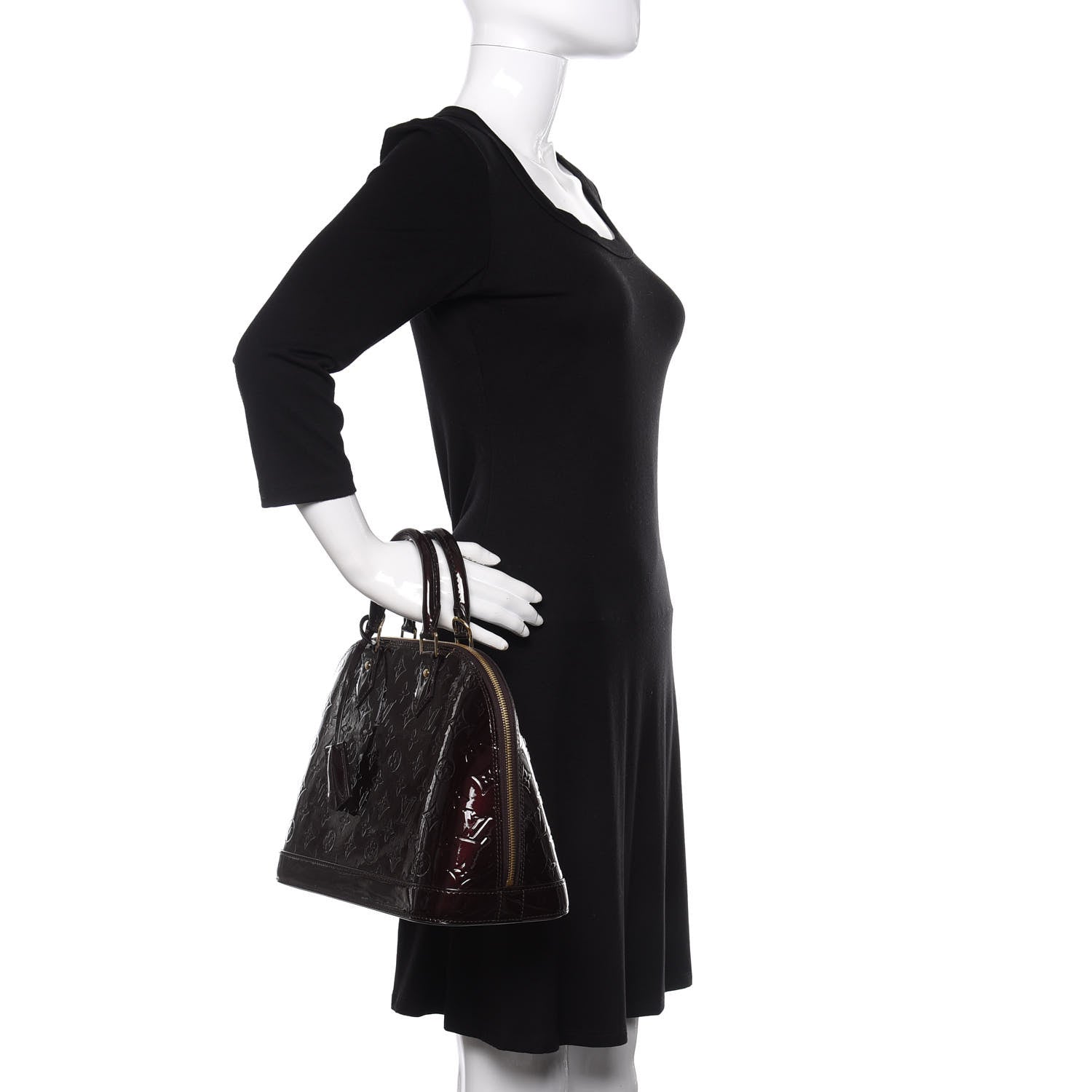 Louis Vuitton Vernis Alma PM Amarante 2 of 10
