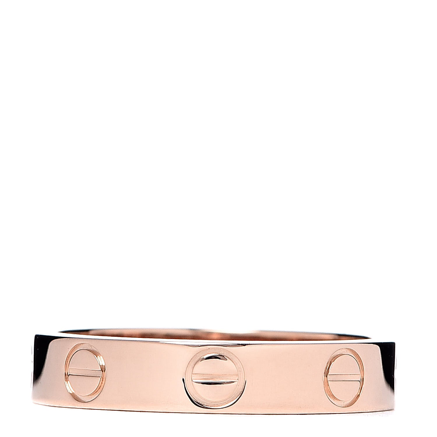 Cartier 18K Pink Gold 3.5mm LOVE Wedding Band Ring 50 5.25 3 of 5