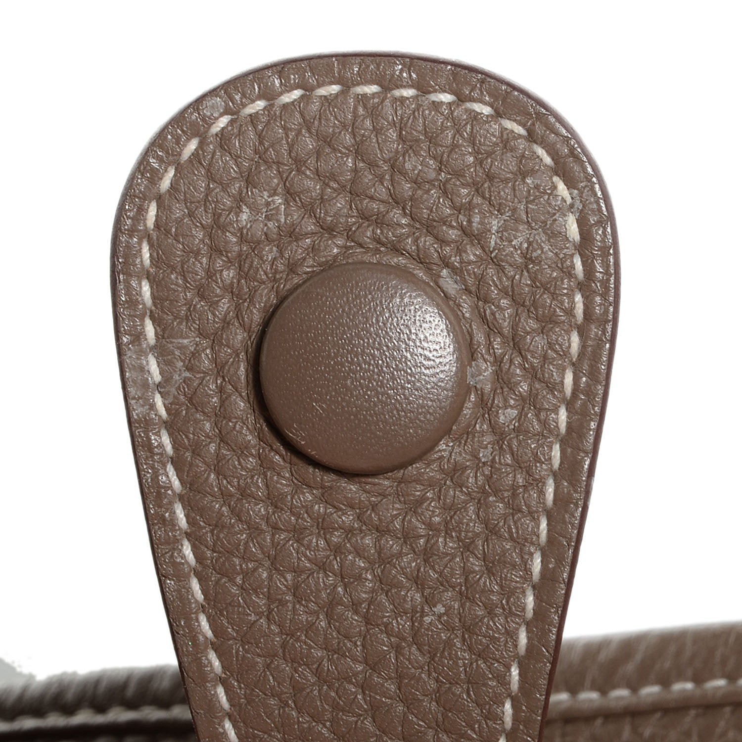 Hermes Taurillon Clemence Evelyne III GM Etoupe 8 of 17