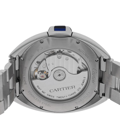 Cartier Stainless Steel 40mm Cle De Cartier Automatic Watch 4 of 5
