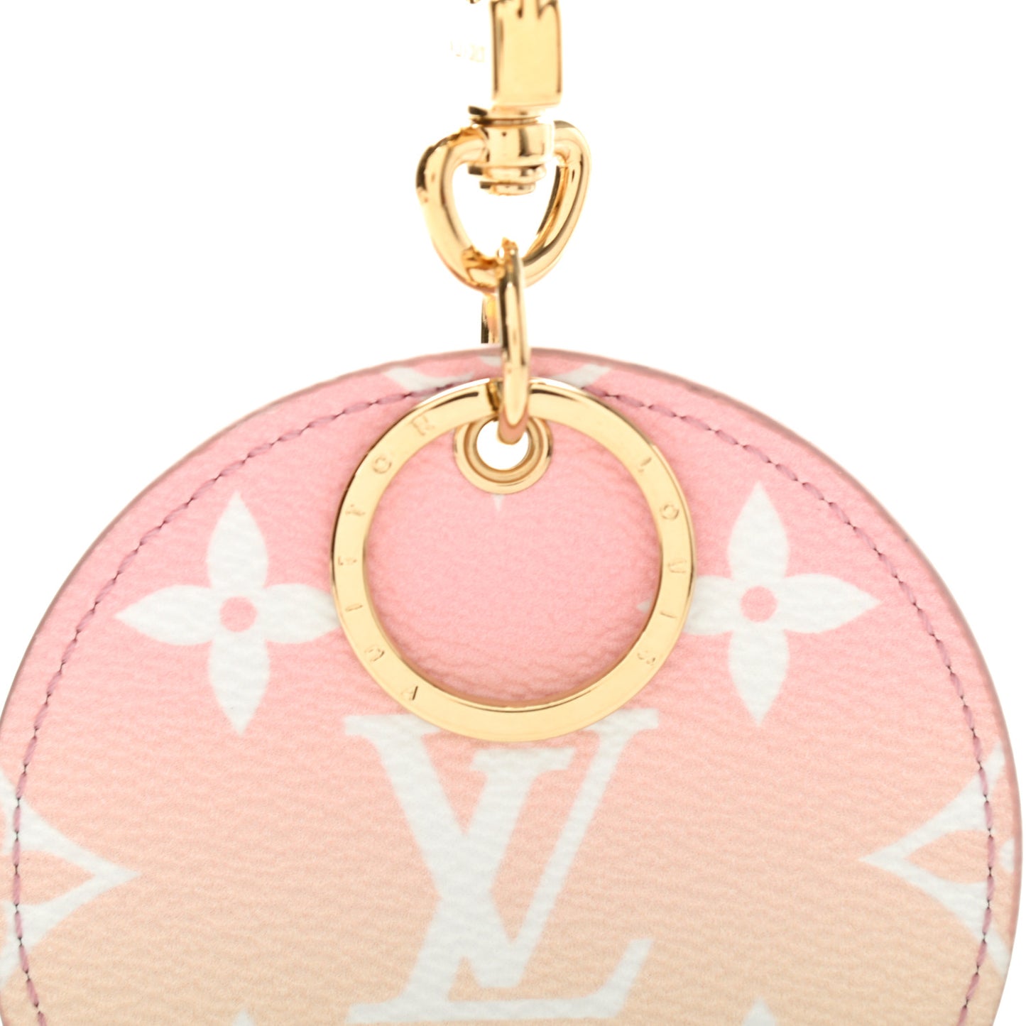 Monogram By The Pool Illustre Bag Charm Key Holder Light Pink