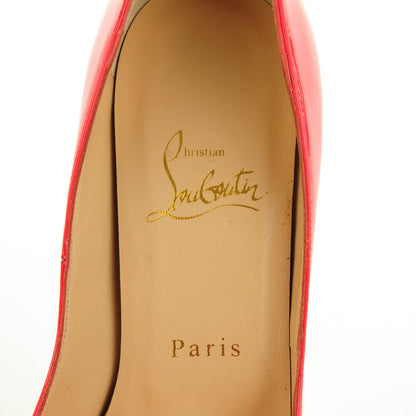 Christian Louboutin Patent Lady Peep 150 Pumps 38 Framboisine 7 of 7