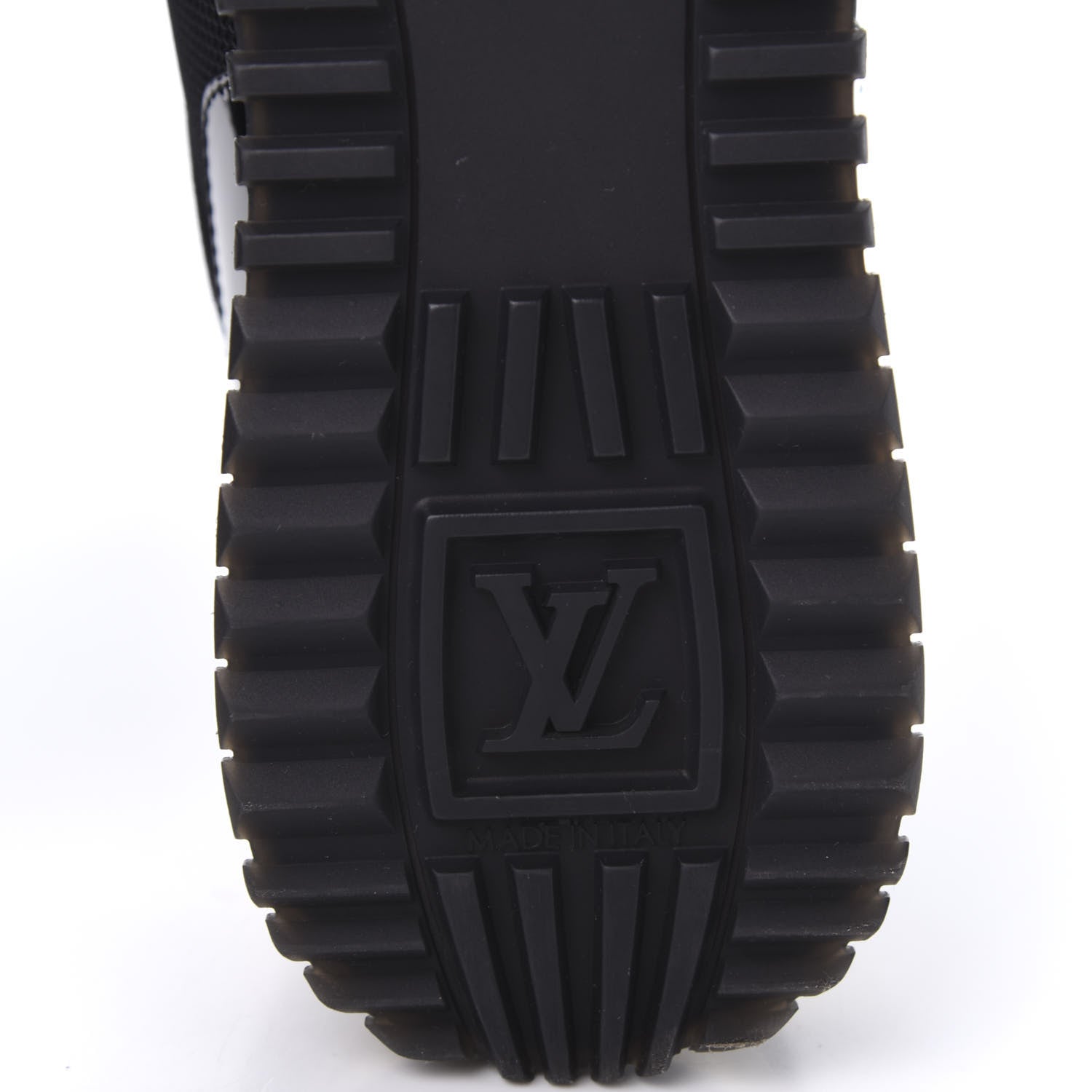 Louis Vuitton Suede Monogram Run Away Sneakers 37 Black 6 of 9