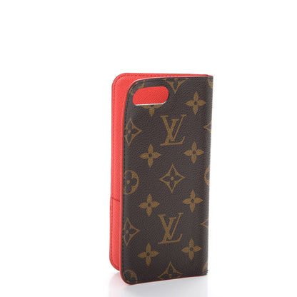 Louis Vuitton Monogram iPhone 7/8 Plus Folio Case Red 3 of 7