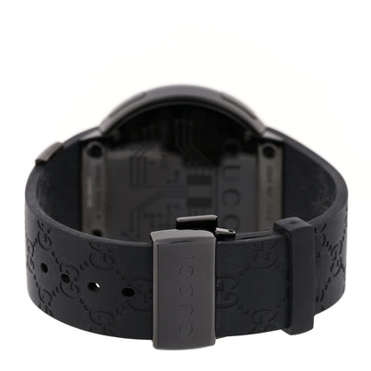 Gucci Stainless Steel Rubber 45mm Digital I-Gucci Web Watch Black 3 of 5