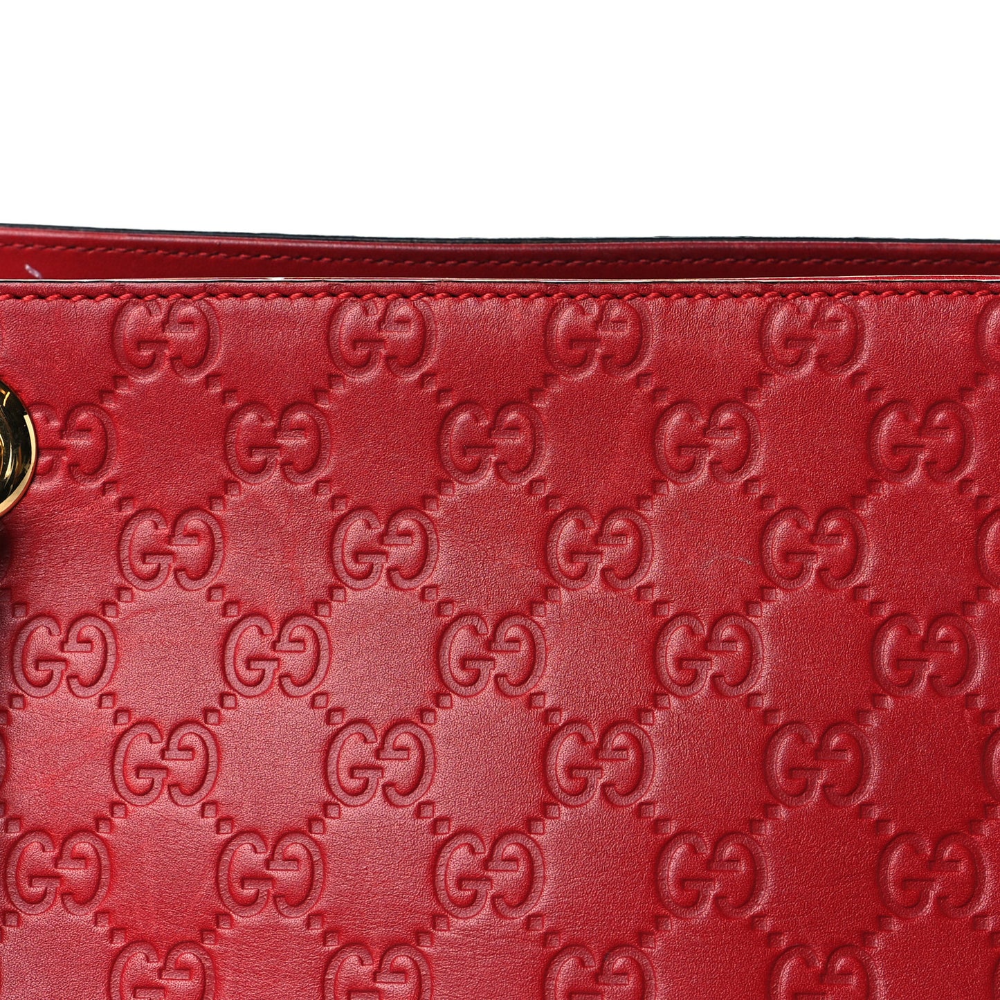 Guccissima Signature Medium Shoulder Tote Bag Red