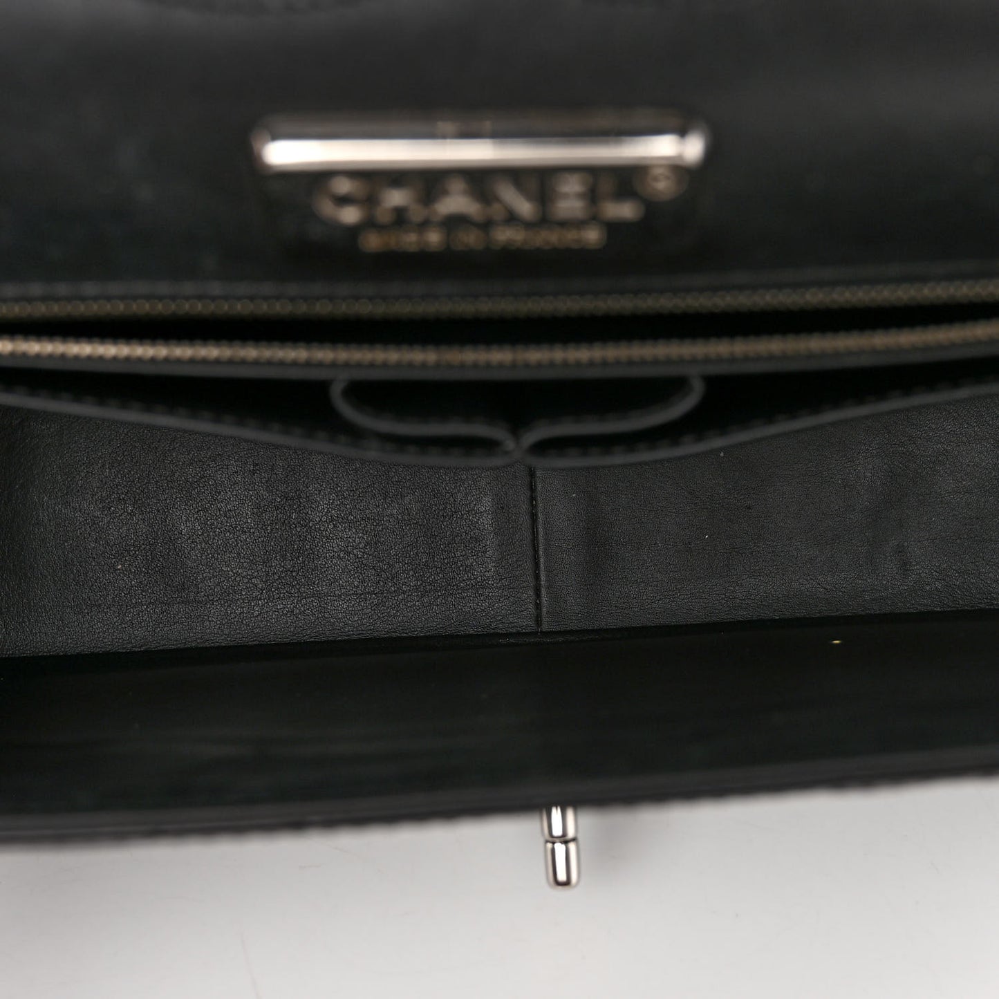 Alligator Jumbo Double Flap Black