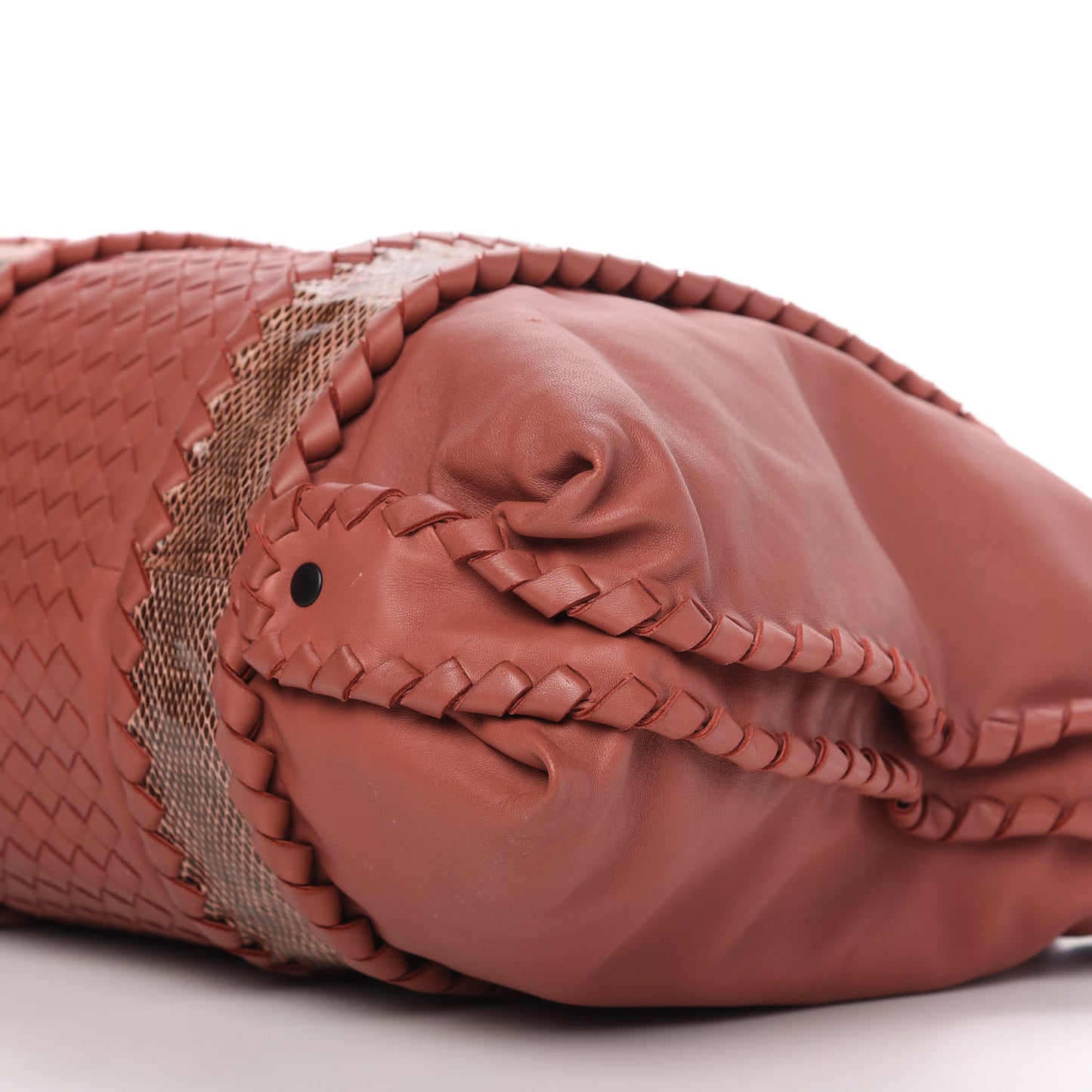 Nappa Intrecciato Ayers Convertible Tote Pompei