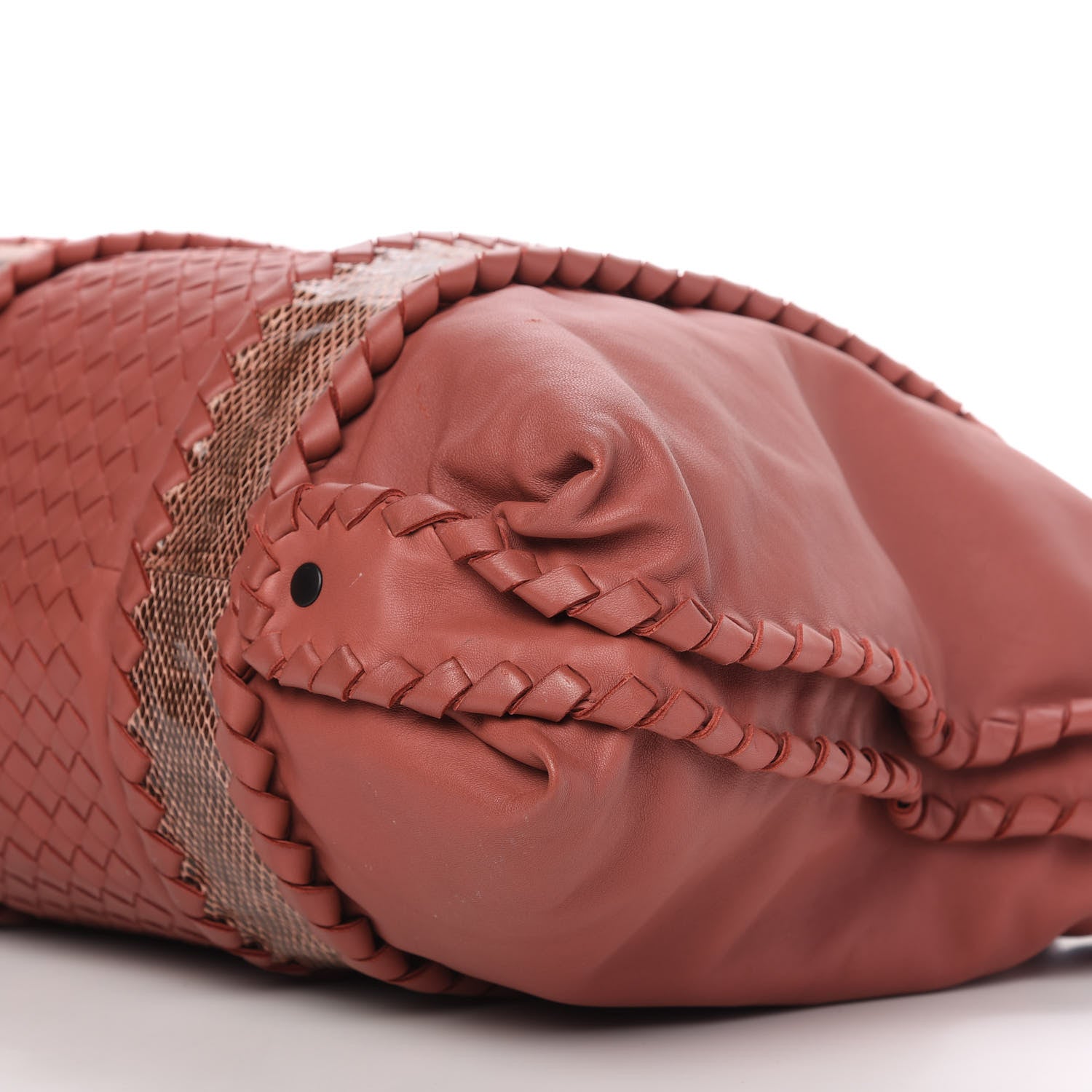 Bottega Veneta Nappa Intrecciato Ayers Convertible Tote Pompei 7 of 10
