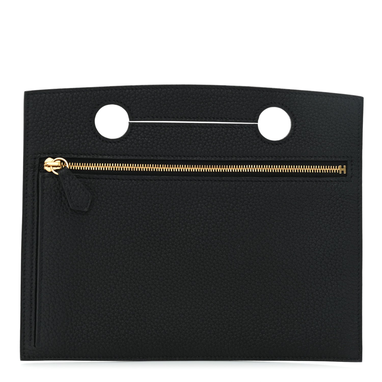 Hermes Togo Backpocket Pouch 30 Black 1 of 8