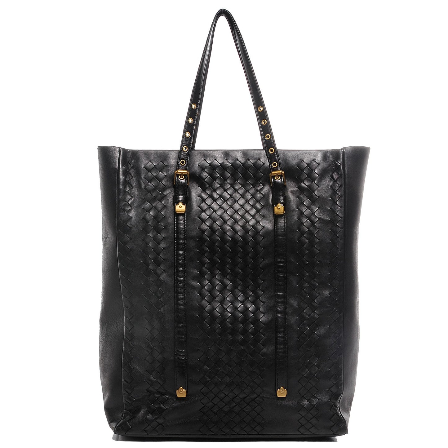 Nappa Intrecciato Tote Nero Black