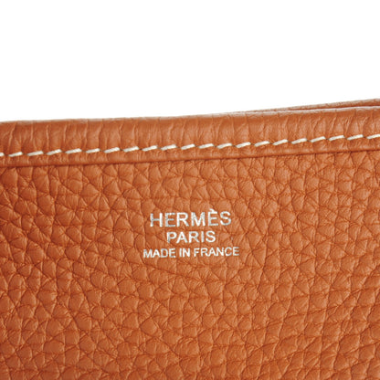 Hermes Taurillon Clemence Evelyne III GM Gold 6 of 7