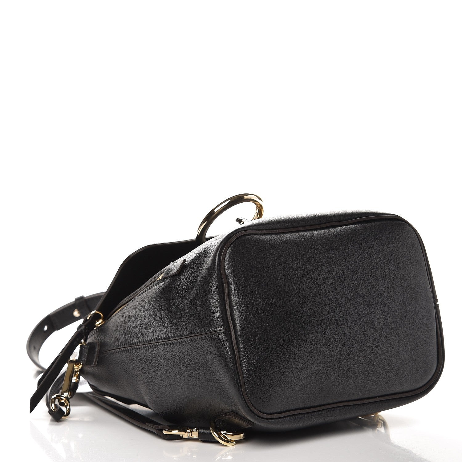Chloe Suede Calfskin Small Faye Backpack Black 4 of 9