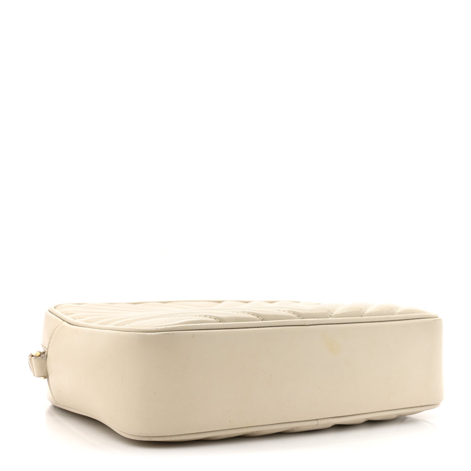 Saint Laurent Calfskin Matelasse Monogram Lou Camera Bag Crema Soft 4 of 18