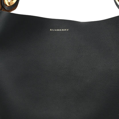 Burberry Calfskin Medium Grommet Hobo Dark Emerald 7 of 11