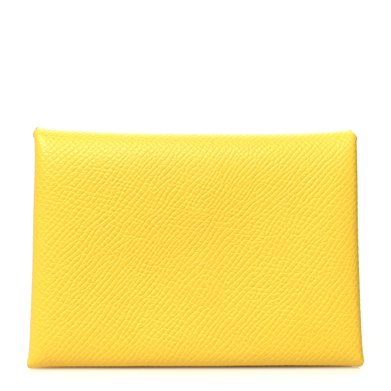 Hermes Epsom Calvi Duo Card Case Jaune De Naples 1 of 11