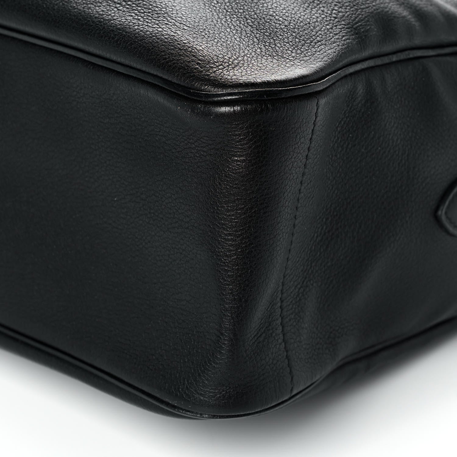 Hermes Evergrain Hebdo Reporter Document Holder Black 11 of 11