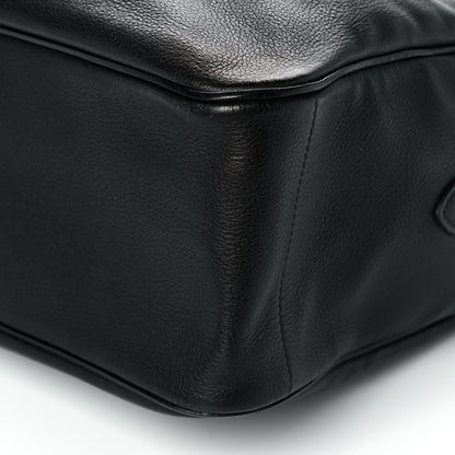 Hermes Evergrain Hebdo Reporter Document Holder Black 11 of 11