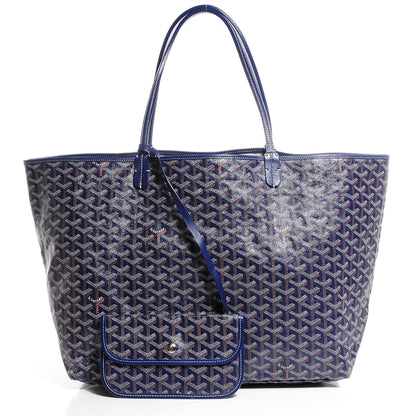Goyard Goyardine Saint Louis GM Navy 1 of 9