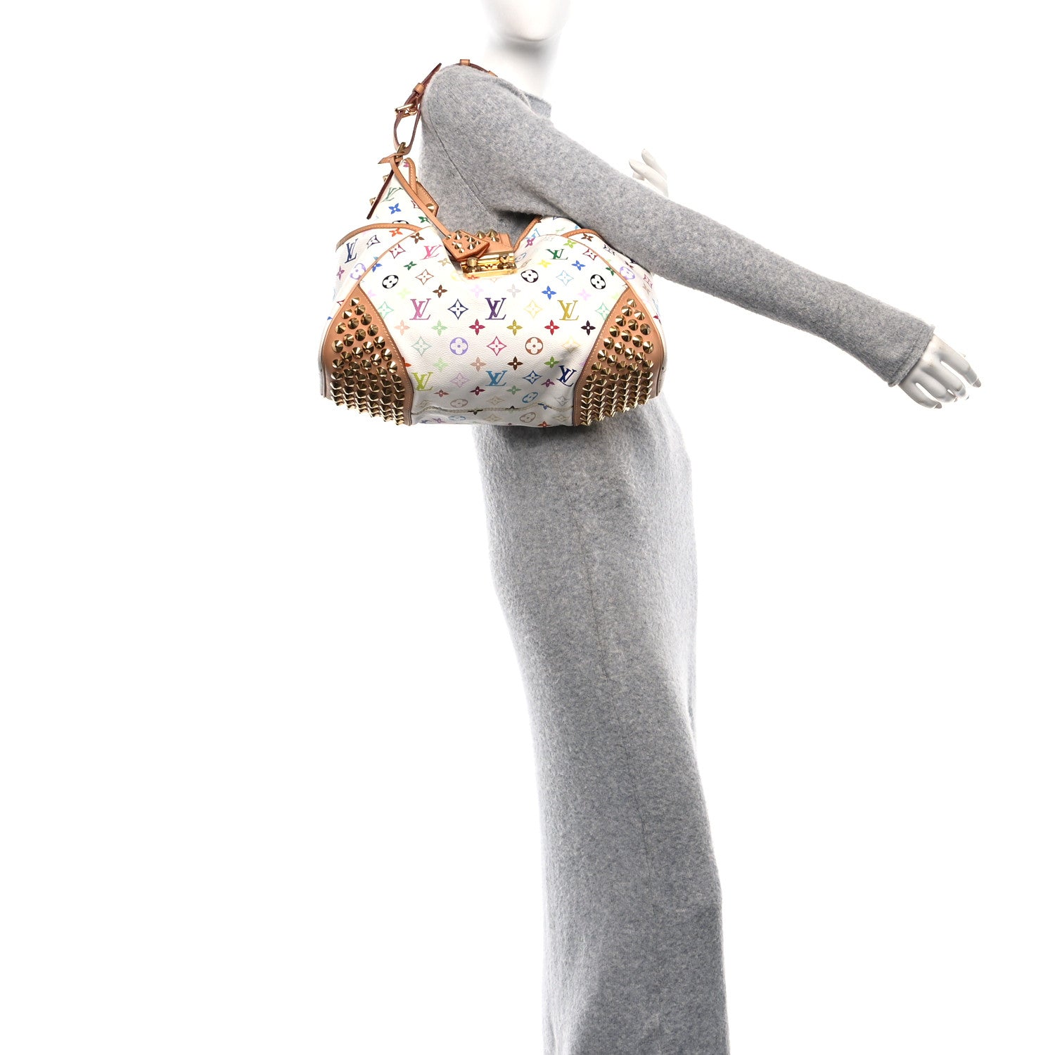 Louis Vuitton Monogram Multicolor Chrissie White 2 of 9