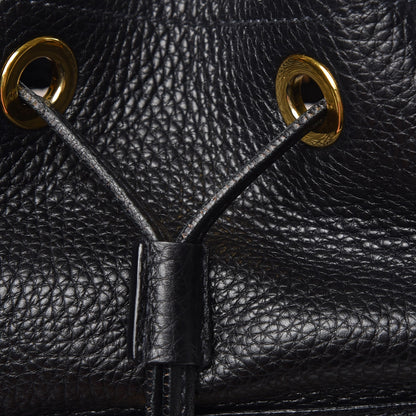 Prada Vitello Daino Drawstring Bucket Nero Black 10 of 10