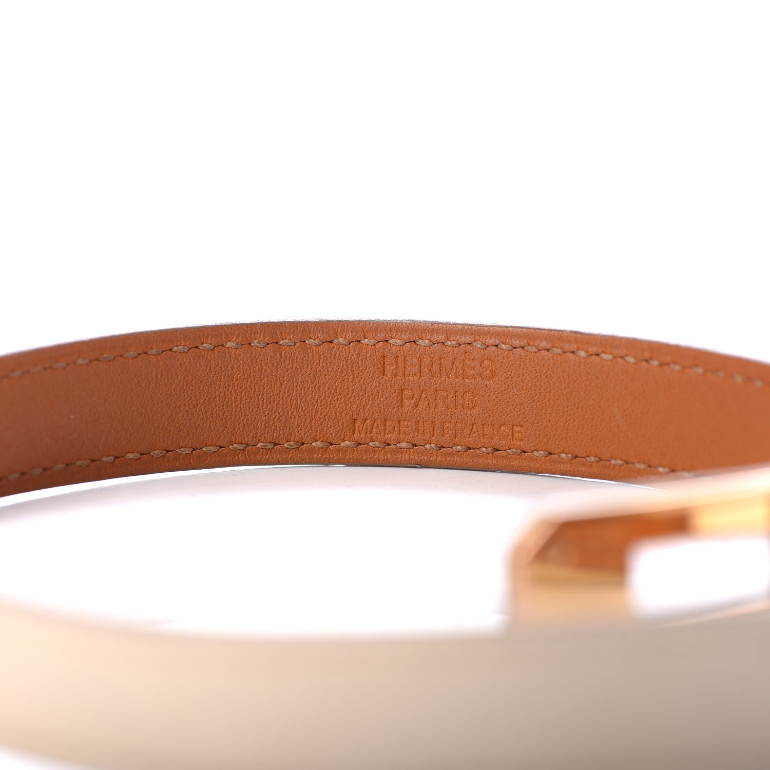 Hermes Swift Kelly Double Tour Bracelet S Craie 4 of 6