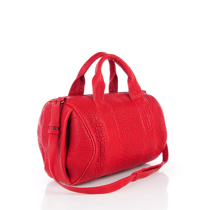 Alexander Wang Pebbled Lambskin Rocco Cayenne Black Nickel Hardware 3 of 7