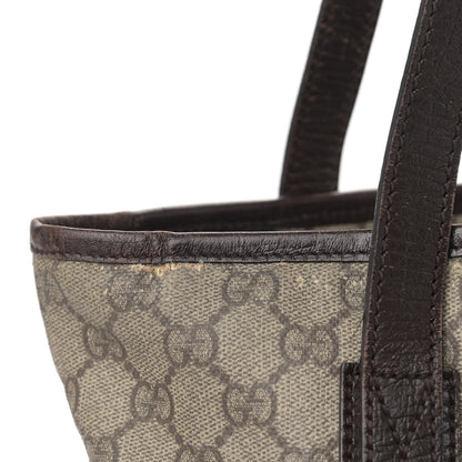 Gucci GG Supreme Monogram Small Joy Tote Dark Brown 14 of 16