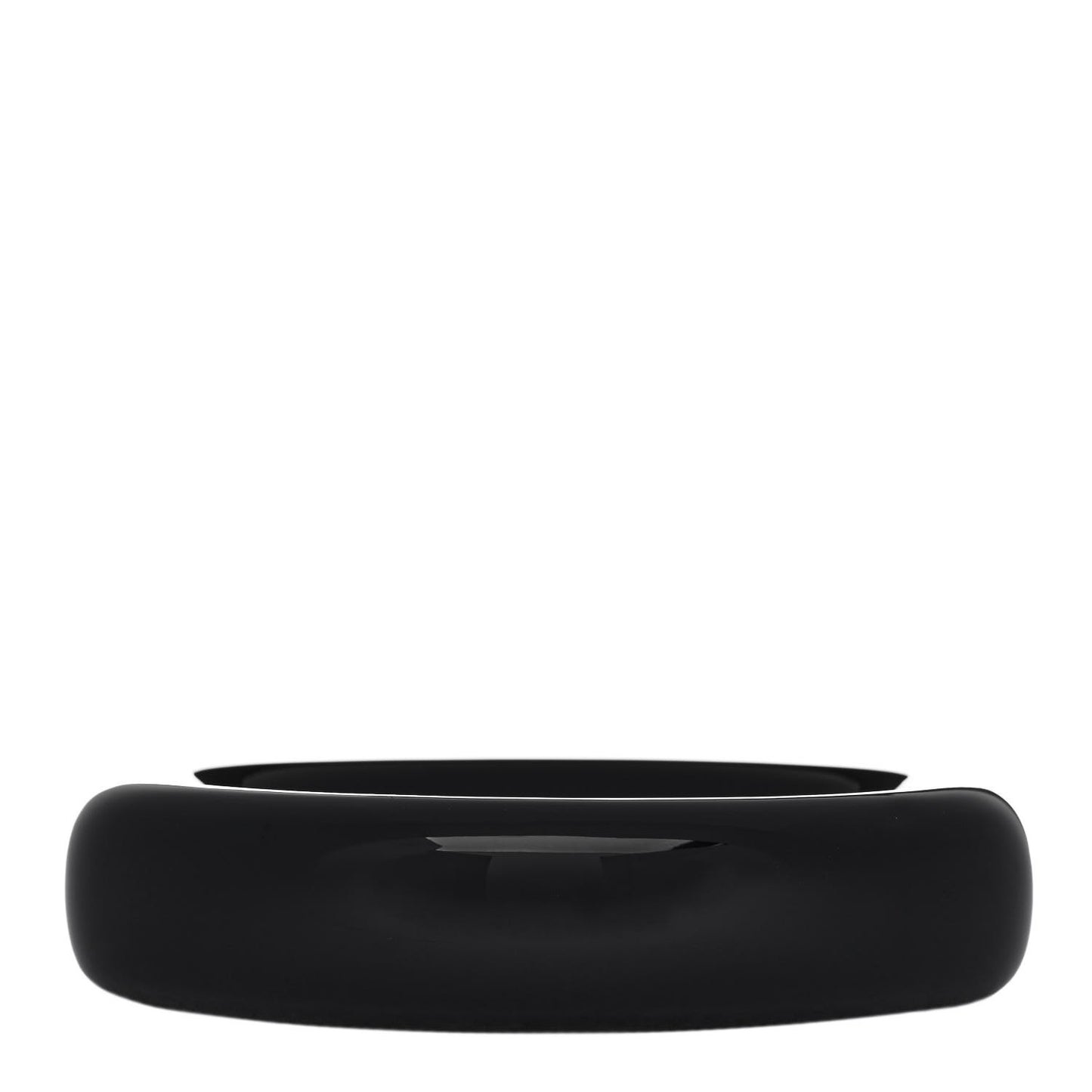 Lacquer Hardwood Elsa Peretti Doughnut Bangle Bracelet Black