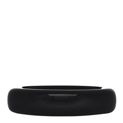 Tiffany Lacquer Hardwood Elsa Peretti Doughnut Bangle Bracelet Black 1 of 4