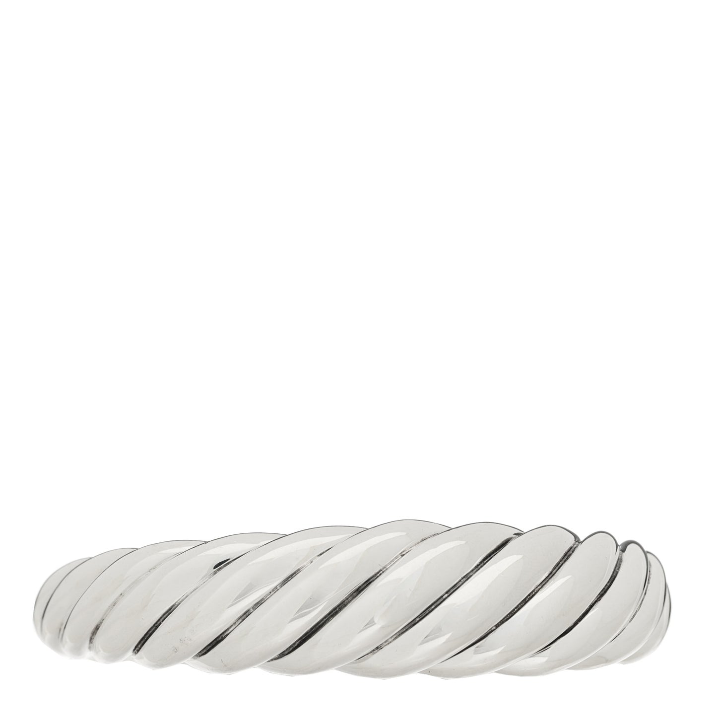 Sterling Silver 17mm Pure Form Cable Bracelet