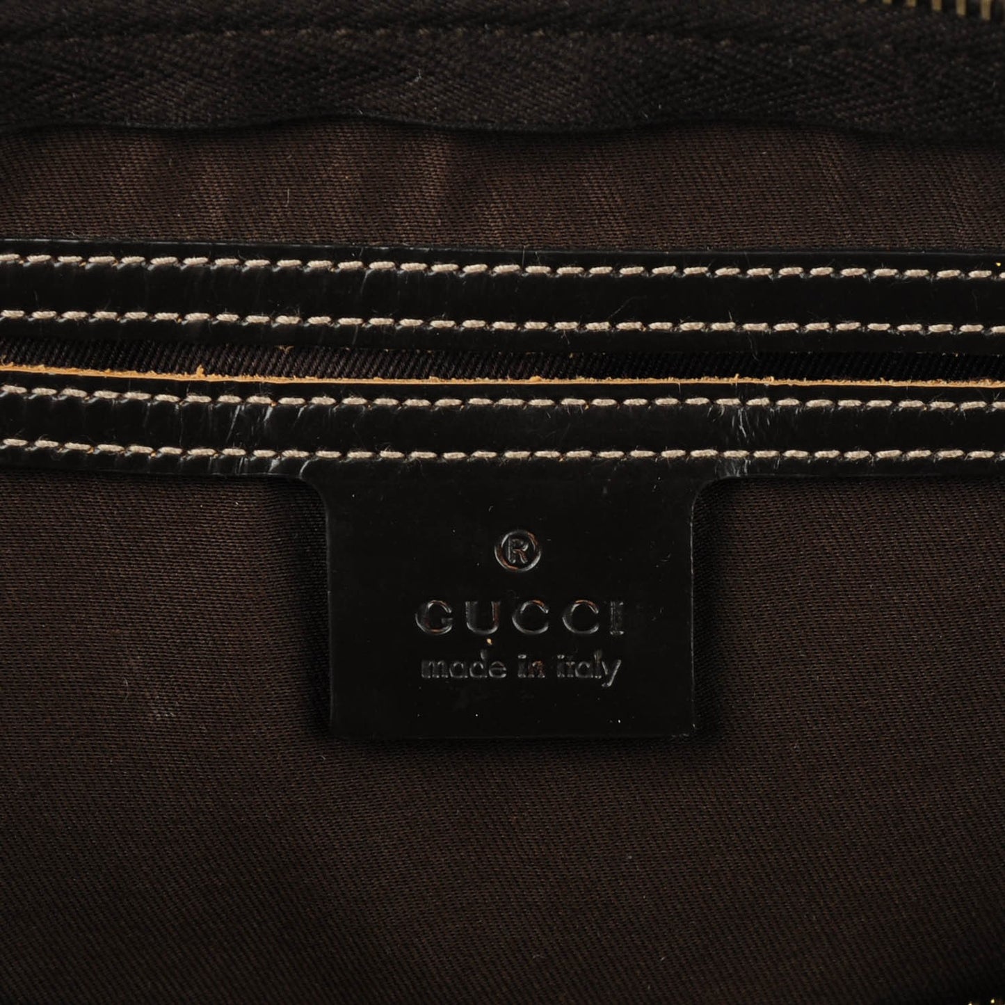 GG Plus Monogram Medium Joy Boston Dark Brown