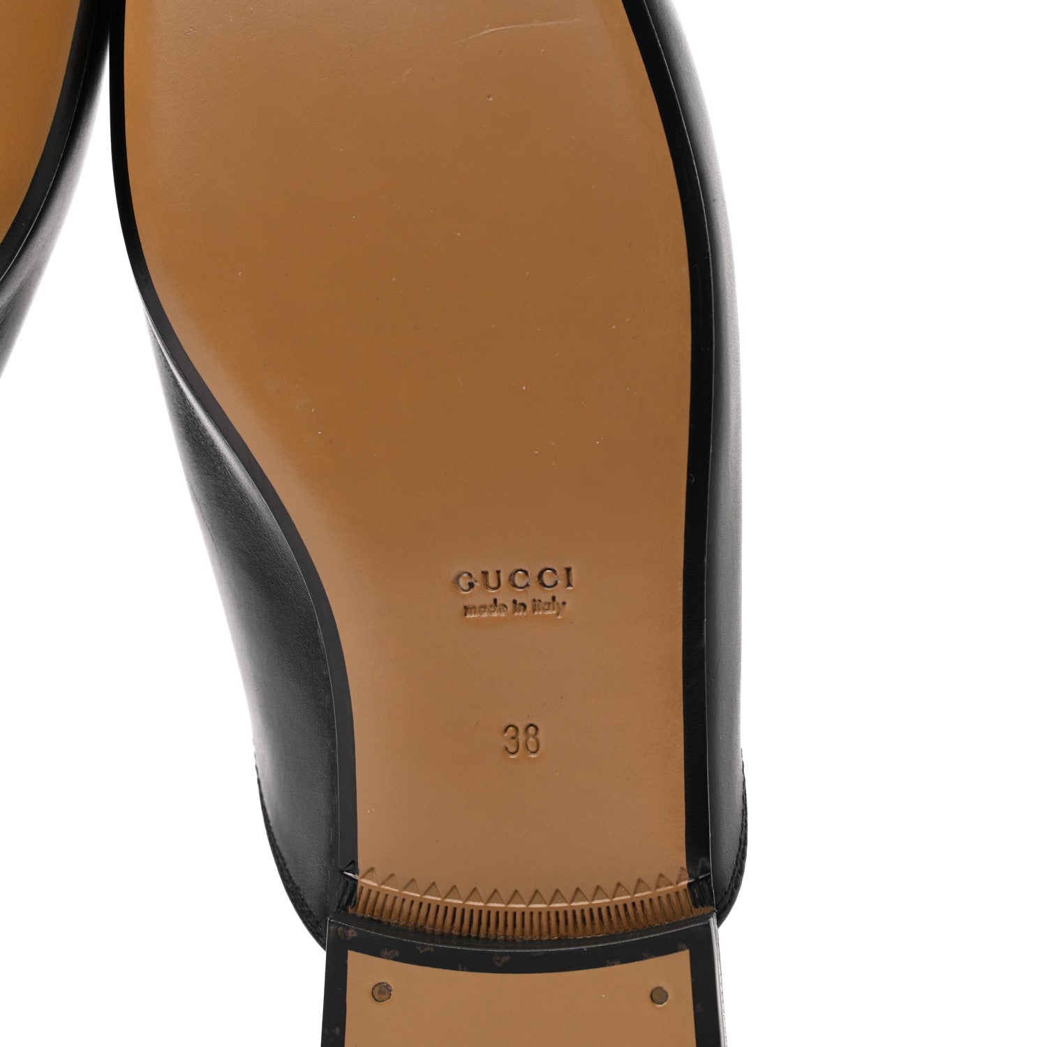 Gucci Calfskin Womens Princetown Slippers 38 Black 7 of 7